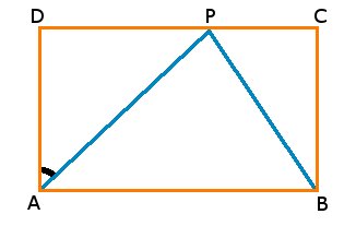 Calcolo misura di un angolo in un rettangolo con i teoremi della trigonometria